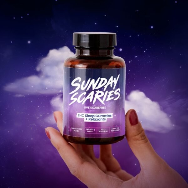 Sunday Scaries THC Sleep Gummies | CBN + CBD for Deep Rest
